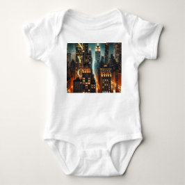 NYC Småbarnsgrafisk T-Shirt – Ikoniska New York Ci