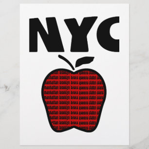 NYC - stort äpple med alla 5 boroughs