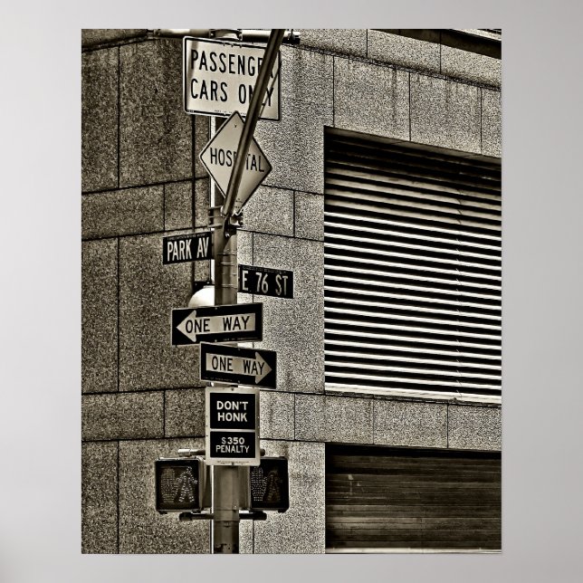 NYC-strömhörnscen Poster (Framsidan)