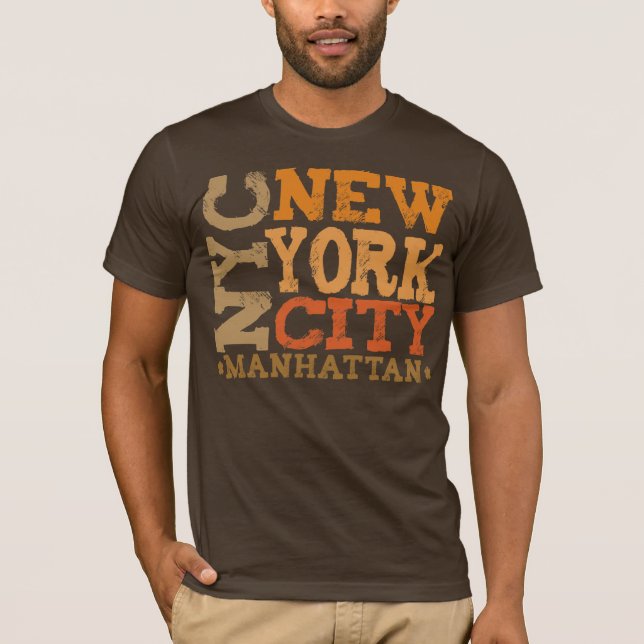 NYC - t-skjorta T-shirt (Framsida)
