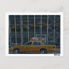 NYC Taxi - vykort