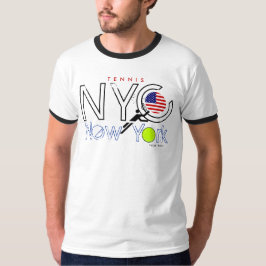 NYC-tennis US öppnar T-tröja T-shirt