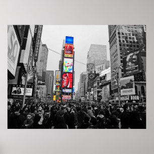 NYC-tider kvadrerar affischen Poster