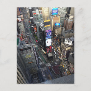 NYC-tider kvadrerar Vykort