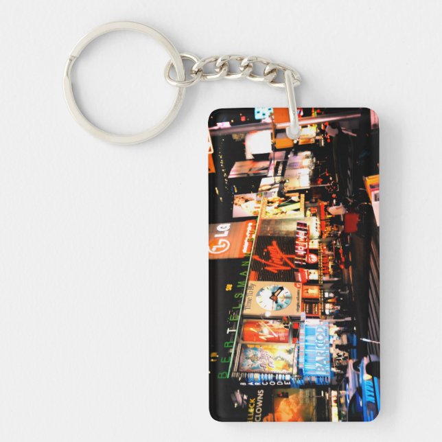 NYC Times Square Broadway Acrylic Keychain (Framsidan)