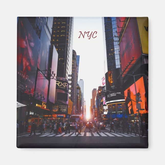NYC Times Square New York City Magnet (Framsidan)