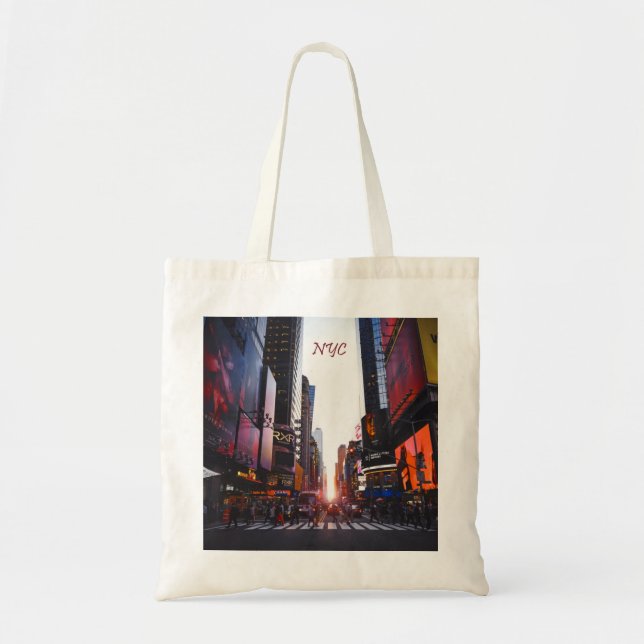NYC Times Square New York City Tygkasse (Framsidan)