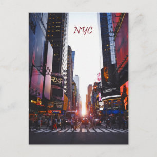 NYC Times Square New York City Vykort