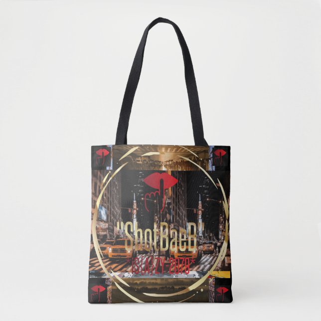 NYC Tote Bag: Urban Chic Essential" Tygkasse (Framsida)