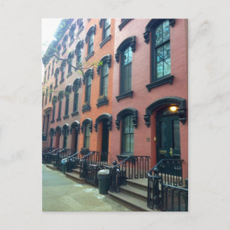 NYC Townhouse, E. 18th Street, vycard Vykort