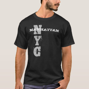 Nyc-Trendiget New York City Manhattan-Kreativet T Shirt