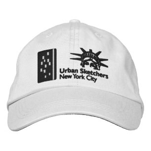 NYC Urban Sketchers Embroiderade Hat Broderad Keps