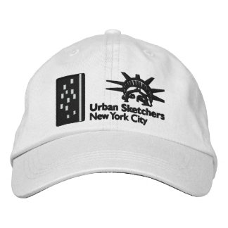 NYC Urban Sketchers Embroiderade Hat Broderad Keps