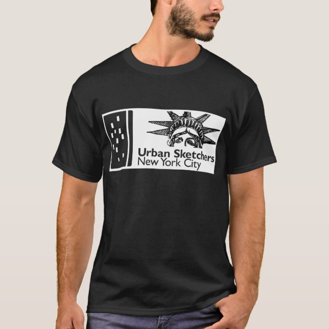 NYC Urban Sketchers T-shirt (Framsida)