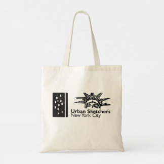 NYC Urban Sketchers Tote Tygkasse