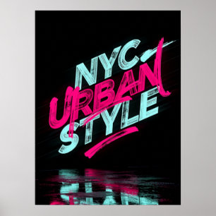 NYC Urban Stil Poster