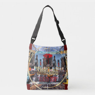 NYC-utskriften av Tote Bag: Urban Chic på ditt fin Axelväska