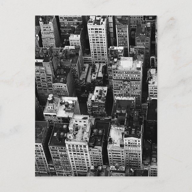 NYC Vatten Torn Vykort (Framsida)