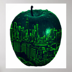 NYC verkligen Big Apple Poster