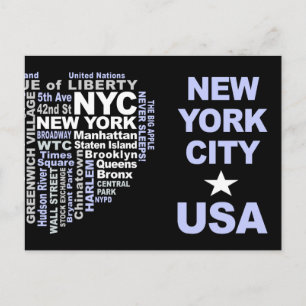 NYC-vykort - anpassade Vykort