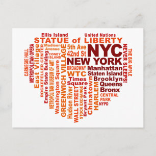 NYC vykort - anpassningsbart