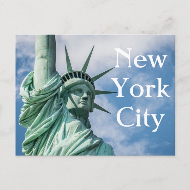 NYC-vykort för Frihetsgudinnan Vykort (Framsida)