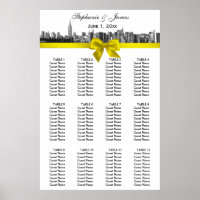 NYC Wide Skyline Etch BW Gult Bow Sittdiagram