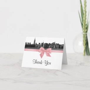 NYC Wide Skyline Etched BW Rosa H Tack Kort