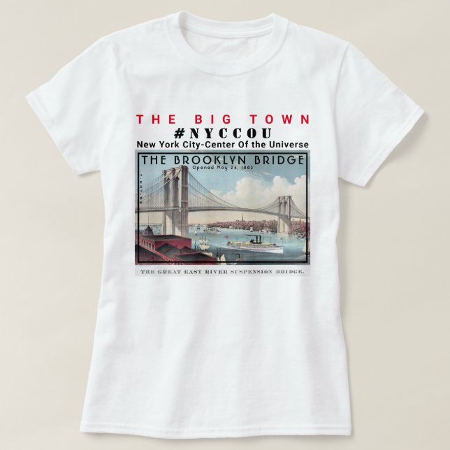NYCCOU DE STORA TOWN BB T SHIRT (Design framsida)