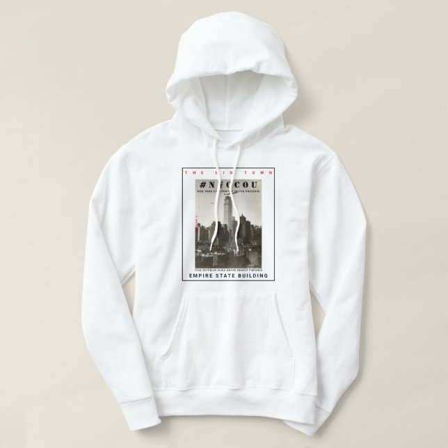 NYCCOU #NYCCOU EMPIRE STATE4a Hoodie (Design framsida)