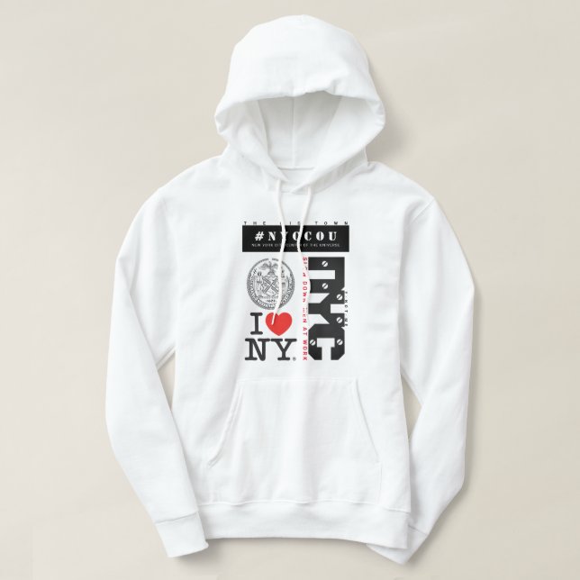 NYCCOU #NYCCOU (MANAR AT WORK) HOODIE (Design framsida)