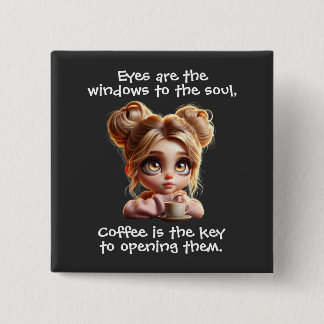 Nyckel är kaffe knapp