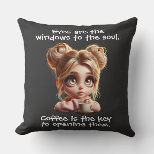 Nyckel är kaffe kudde