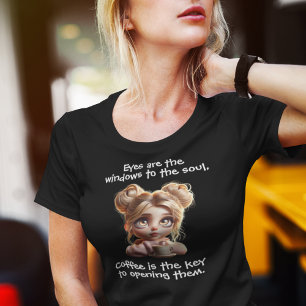 Nyckel är kaffe t shirt