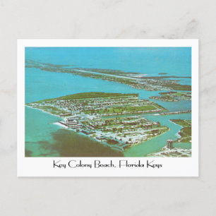 Nyckel Colony Beach, Florida, på 1970-talet Vykort