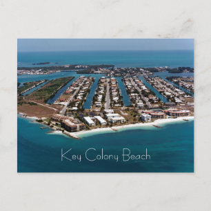 Nyckel Colony Beach, Marathon, Florida Vykort