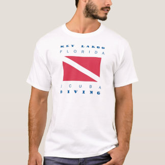 Nyckel- dyk för LargoFlorida Scuba Tee
