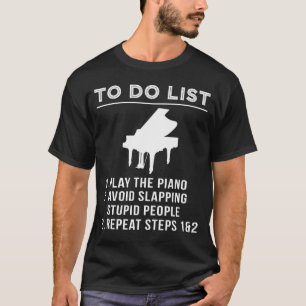 Nyckel & Flin - Humous to Do Piano Tee for Witt