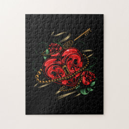 Nyckel i mitt hjärta pussel