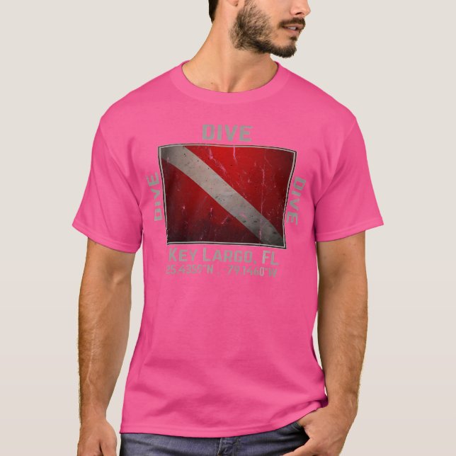Nyckel Largo Diving T Shirt (Framsida)