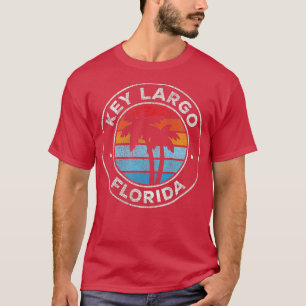 Nyckel Largo Florida FL Vintage Retro 70 s T Shirt