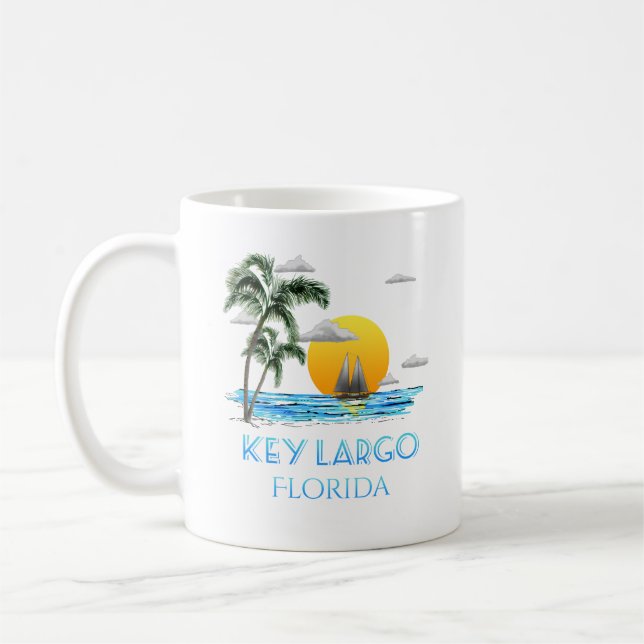 Nyckel Largo Florida Nycklar Kaffemugg (Vänster)