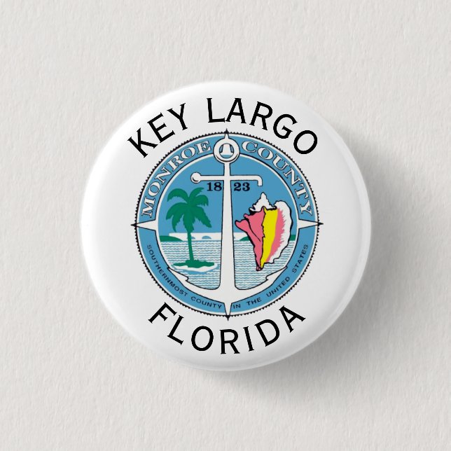 Nyckel Largo - Florida Nycklar Knapp (Framsida)