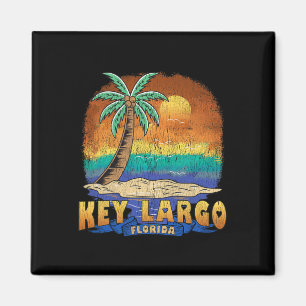 Nyckel Largo Florida Vintage Distress Souvenir Magnet