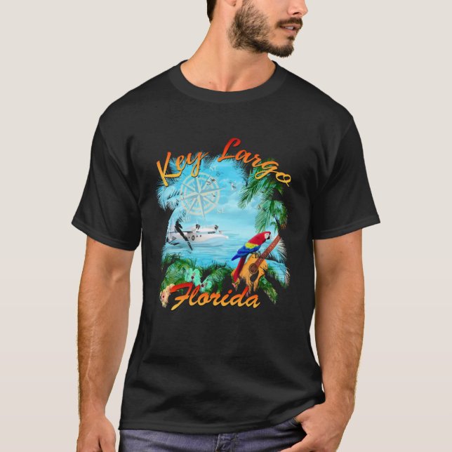 Nyckel Largo Island Music T Shirt (Framsida)