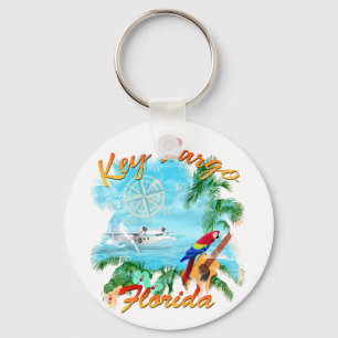Nyckel- LargoFlorida Trop sten Nyckelring