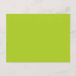 Nyckel Lime Green Gult Solid Trend Färg - bakgrund Vykort