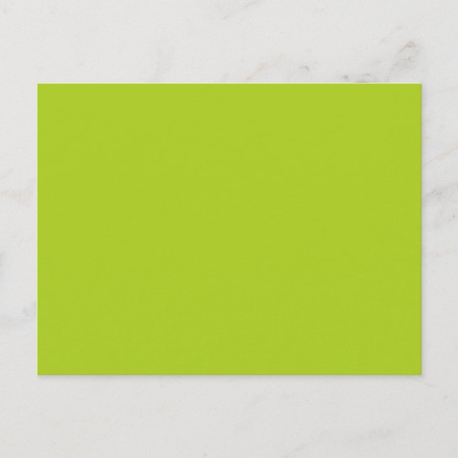 Nyckel Lime Green Gult Solid Trend Färg - bakgrund Vykort (Framsida)
