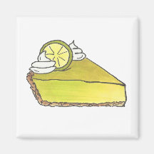 Nyckel Lime Keylime Paj Segce Dessert Food Magnet