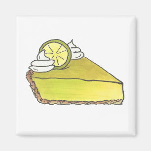 Nyckel Lime Keylime Paj Segce Dessert Food Magnet